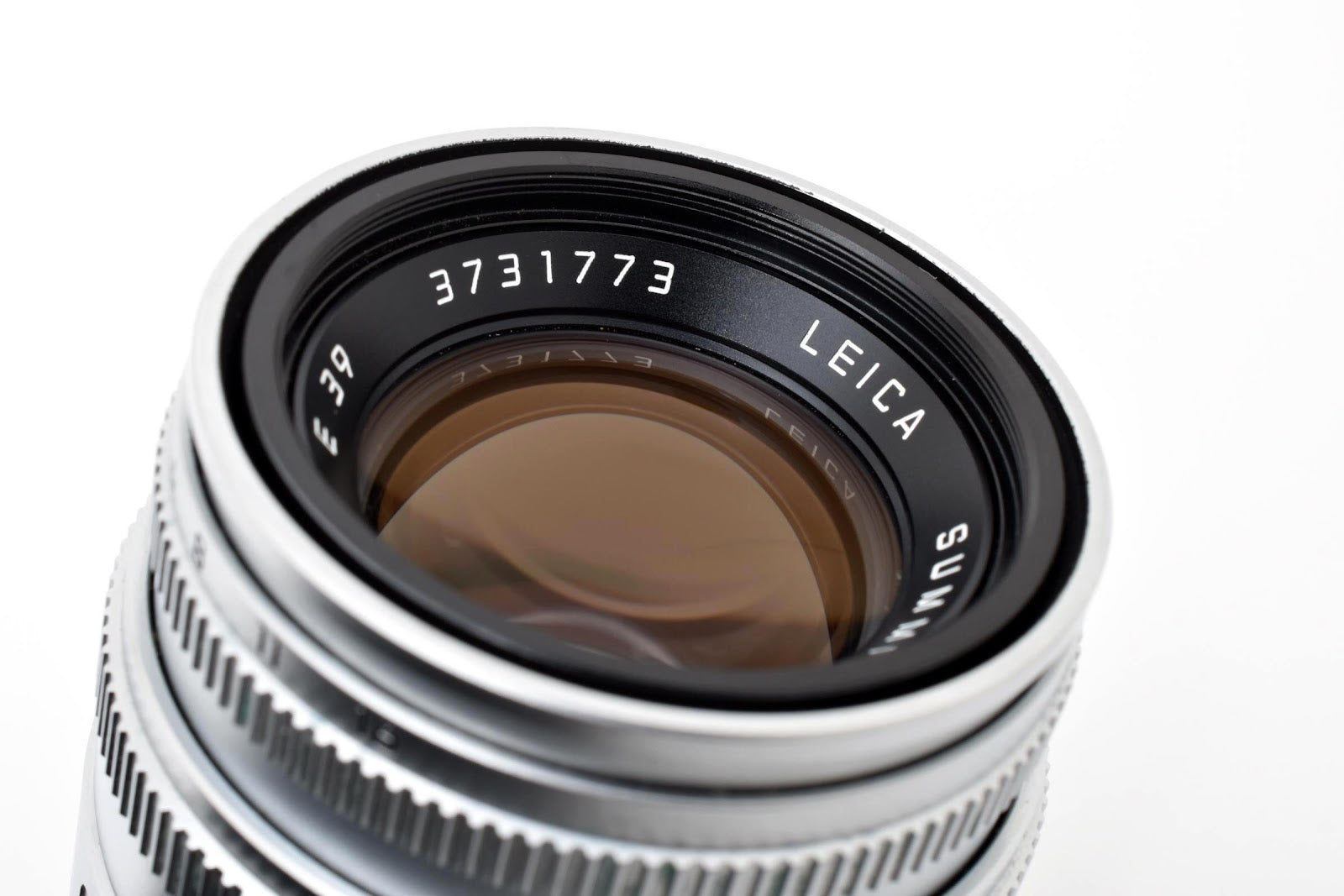★美品★ ライカ Leica SUMMICRON-M 50MM F2 E39 シルバー レンズ ★ #8443