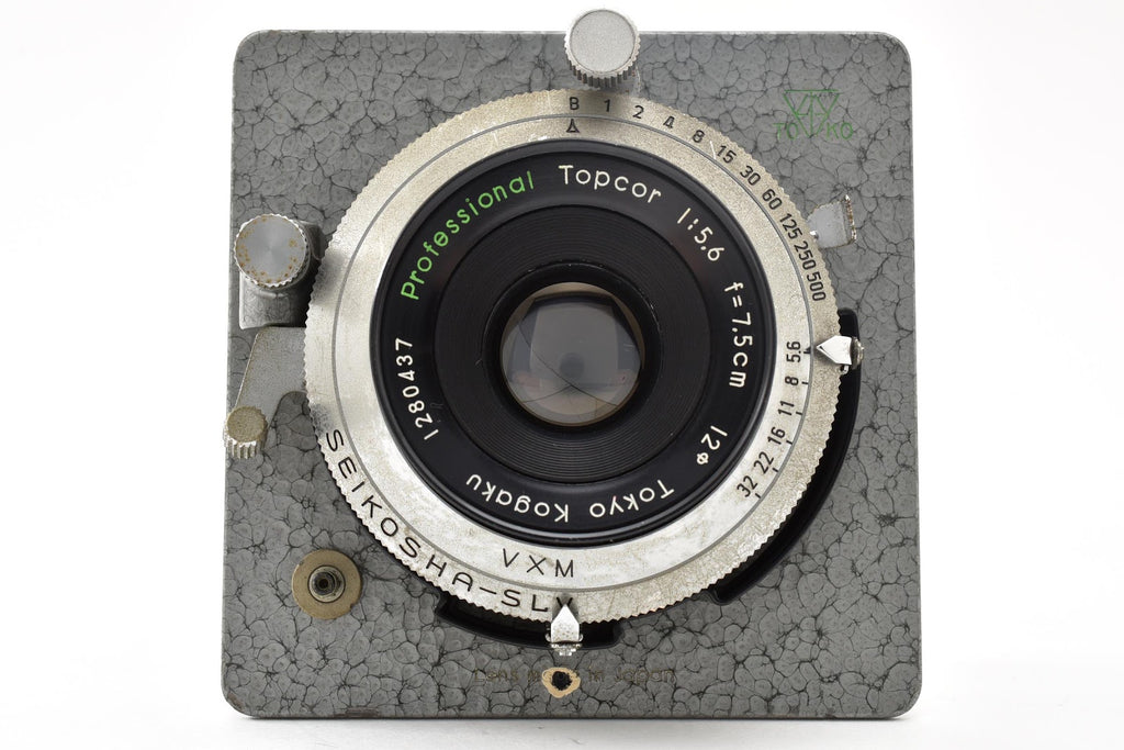 ★ トプコール PROFESSIONAL TOPCOR 75MM F5.6 フィルムカメラ用レンズ ★ #9218