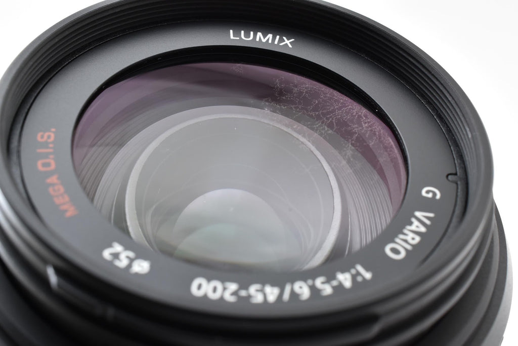 ★ パナソニック Panasonic LUMIX G VARIO 45-200MM F4.0-5.6 MEGA O.I.S. (H-FS045200) 交換レンズ ★ #9048
