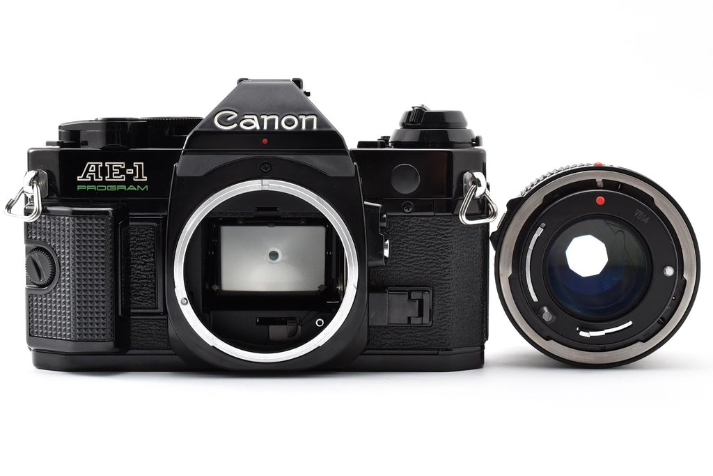 ★良品★ CANON CANON AE-1 PROGRAM ボディ NEW FD 50mm F1.4 ブラック シャッター鳴きなし★ #8951