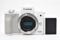 ★美品★ キャノン CANON EOS KISS M ボディ ホワイト ミラーレス一眼 小スレ 動作良好 ★ #8709