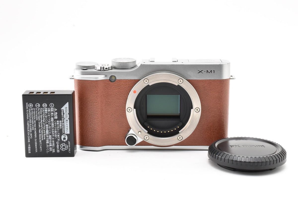 ★ フジフイルム FUJIFILM X-M1 ボディ ブラウン ミラーレス一眼 動作確認済 ★ #9429
