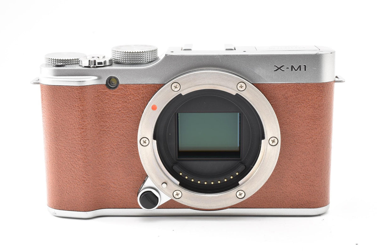 ★ フジフイルム FUJIFILM X-M1 ボディ ブラウン ミラーレス一眼 動作確認済 ★ #9429