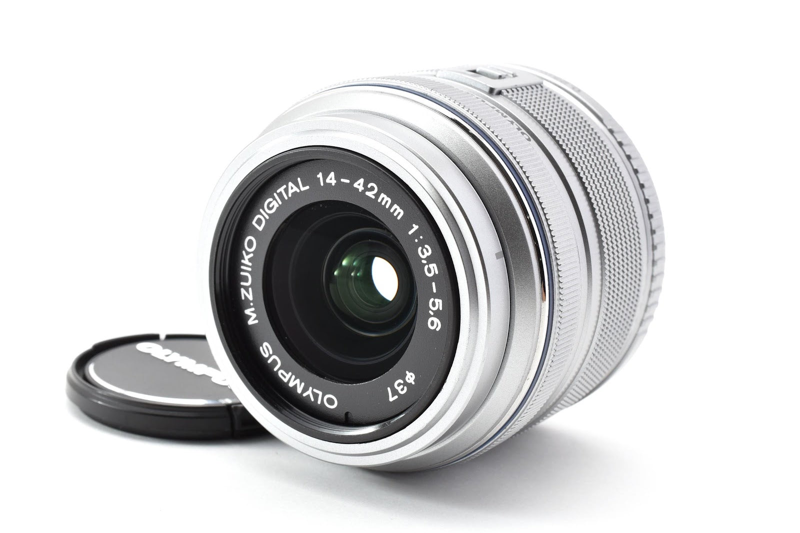 ★良品★ オリンパス Olympus M.ZUIKO DIGITAL ED 14-42MM F3.5-5.6 II R シルバー デジタルレンズ ★ #9056
