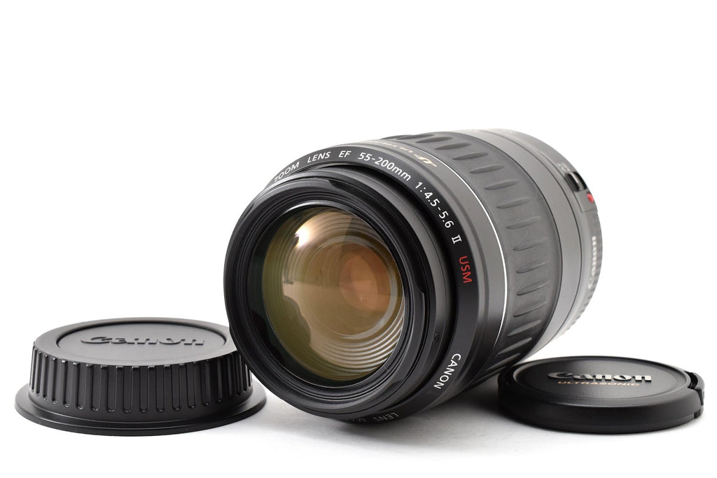 ★良品★ キヤノン CANON EF 55-200MM F4.5-5.6 II USM 望遠ズームレンズ ★ #8978