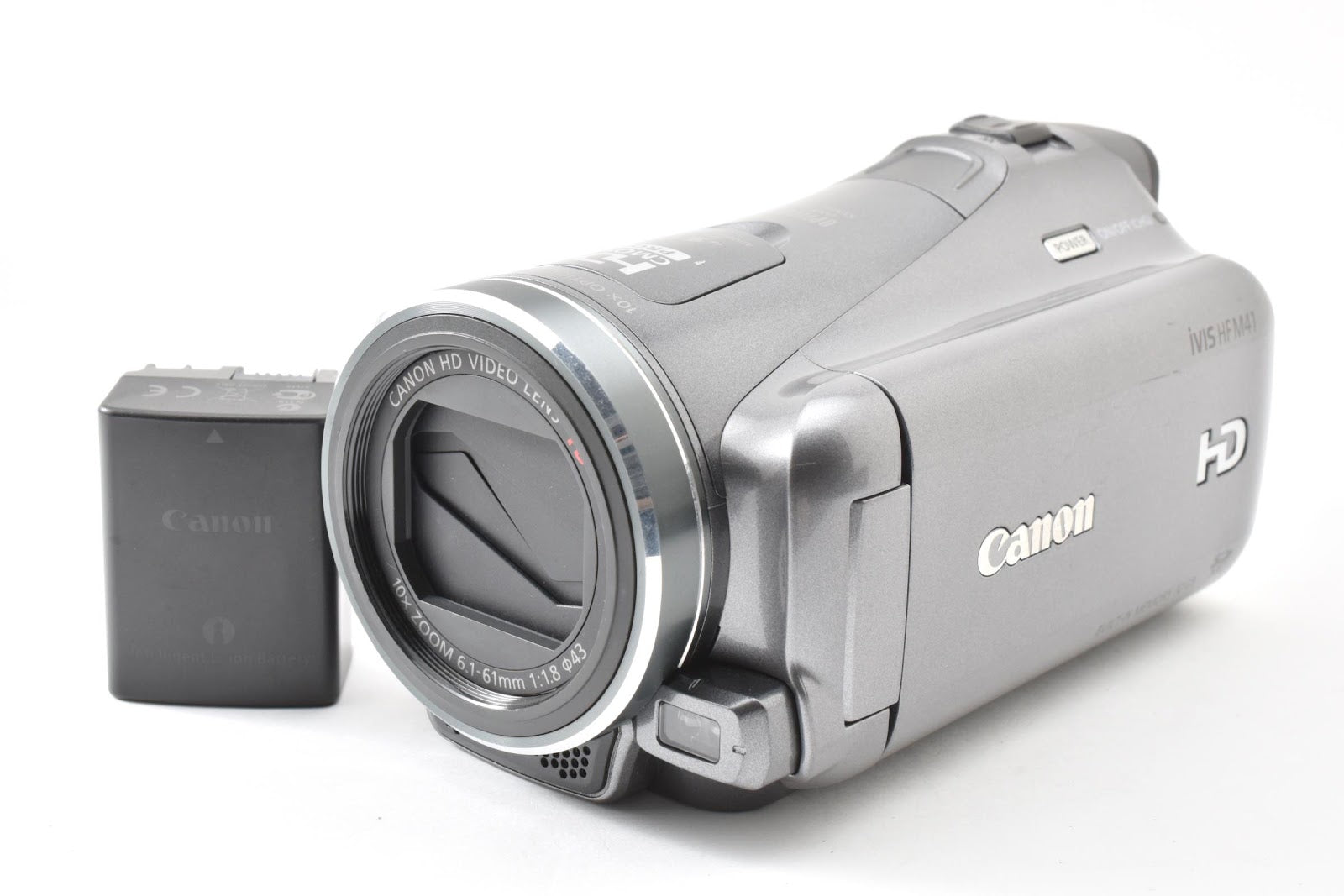 ★良品★ キヤノン CANON IVIS HF M41 シルバー デジタルビデオカメラ ★ #8994