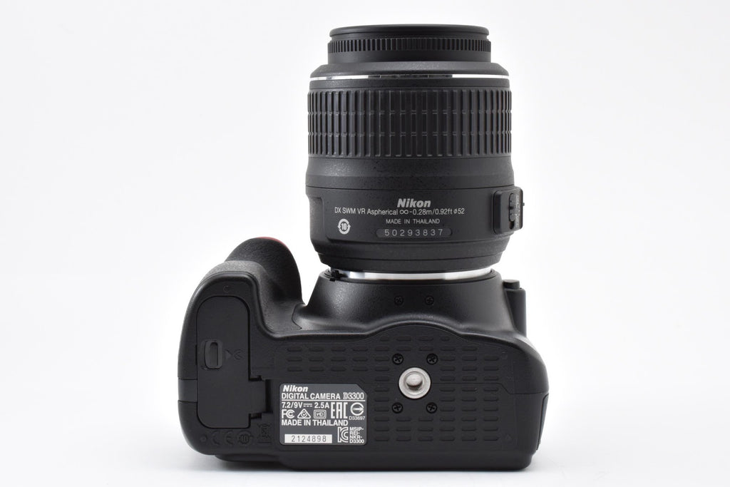 ★美品★ ニコン Nikon ショット数1,182回 D3300 ボディ AF-S NIKKOR 18-55MM レンズセット デジタル一眼レフ ★ #9274