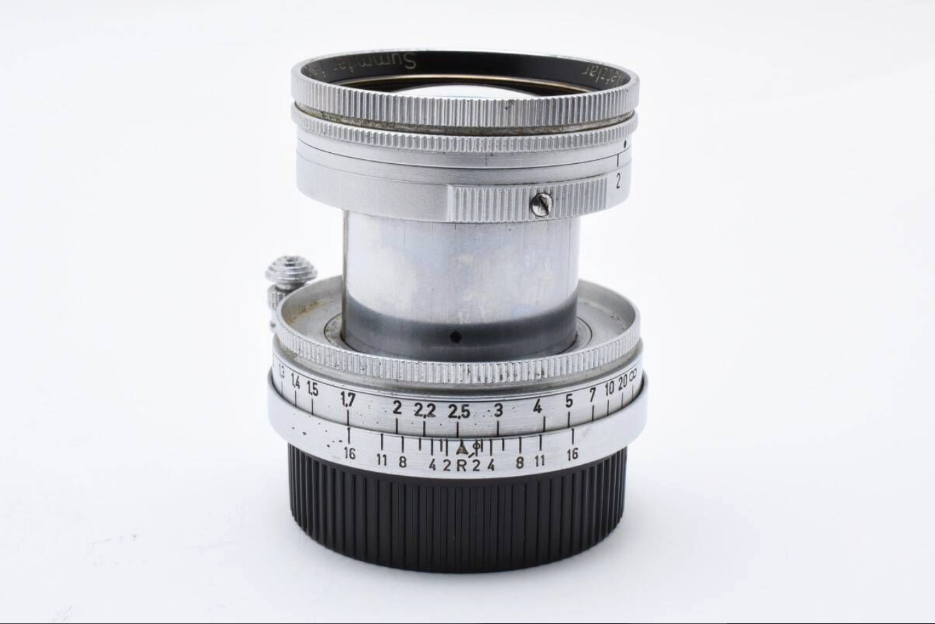 ★ ライカ Leica Summitar 5cm 50mm F2 後期型 81万台 ★ L398#5420