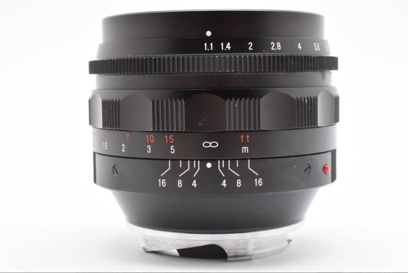 ★良品★ フォクトレンダー Voigtlnder NOKTON 50mm F1.1 VM マニュアルフォーカスレンズ ★ L54#6749
