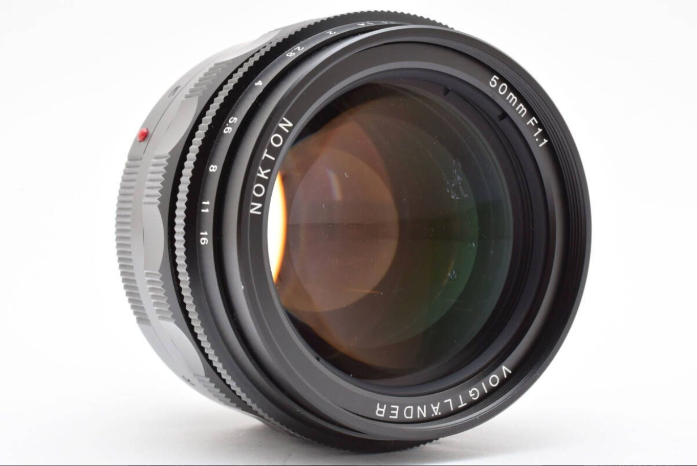 ★良品★ フォクトレンダー Voigtlnder NOKTON 50mm F1.1 VM マニュアルフォーカスレンズ ★ L54#6749