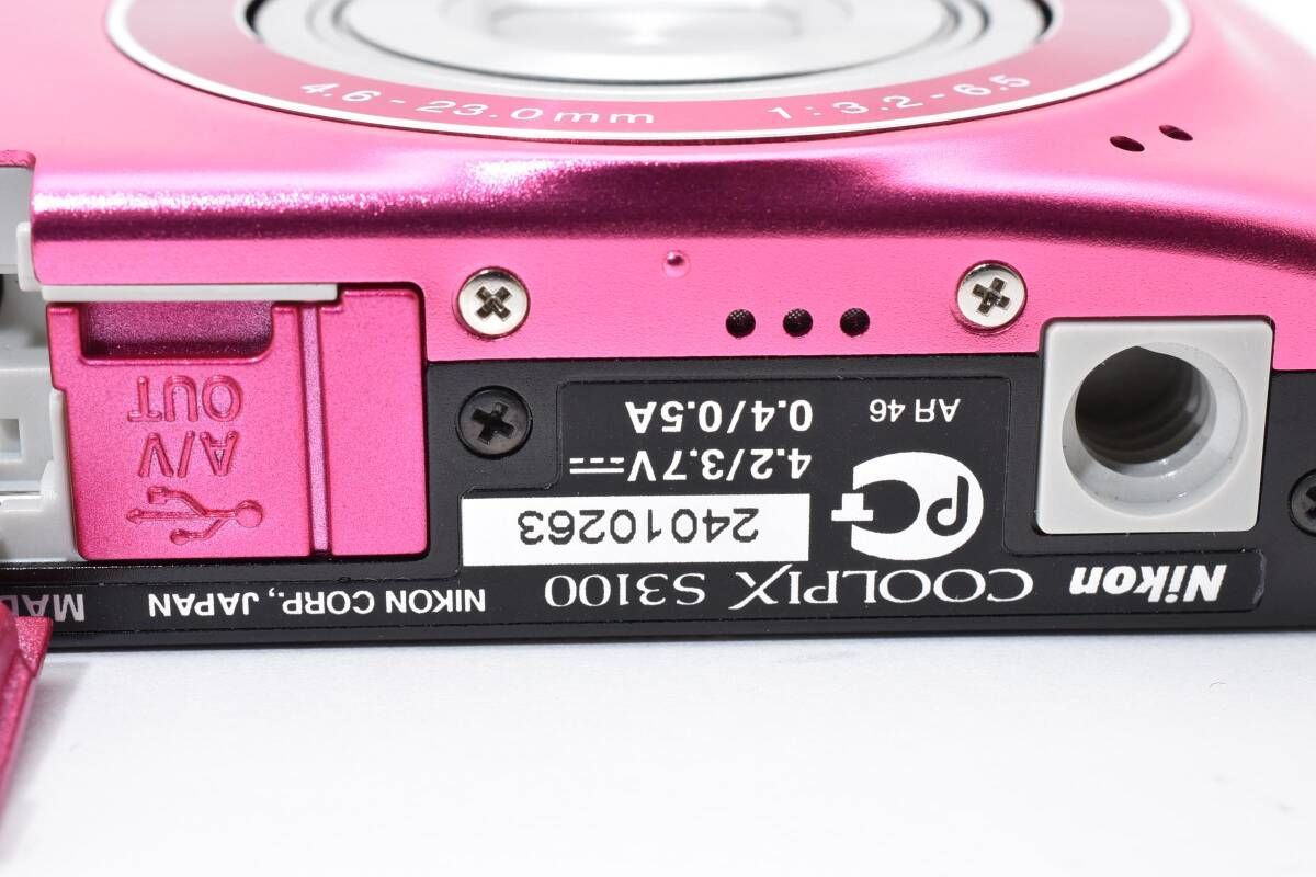 ★美品★ ニコン NIKON COOLPIX S3100 デジタルカメラ ★ #7585