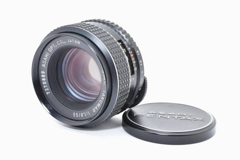 ★LS整備済み★ ペンタックス PENTAX SMC TAKUMAR 55MM F1.8 ブラック M42マウント 単焦点レンズ ★ #7785
