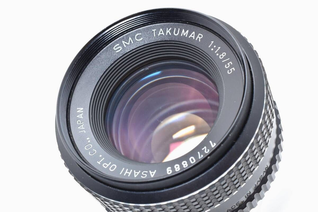 ★LS整備済み★ ペンタックス PENTAX SMC TAKUMAR 55MM F1.8 ブラック M42マウント 単焦点レンズ ★ #7785