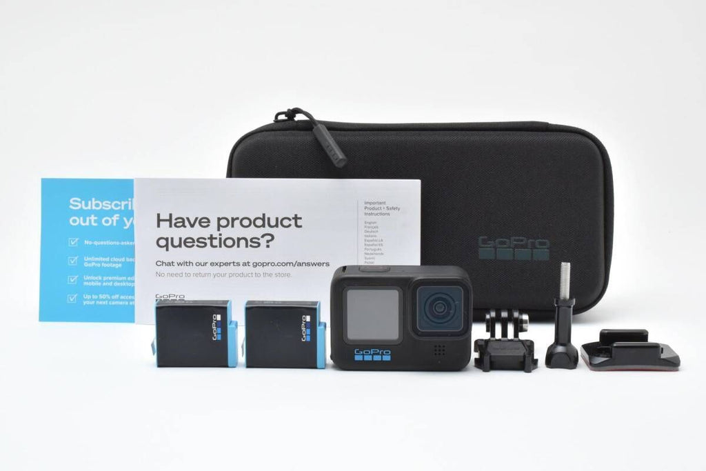 ★美品★ ゴープロ GOPRO HERO10 BLACK ブラック アクションカメラ 予備バッテリー付き ★ #7827