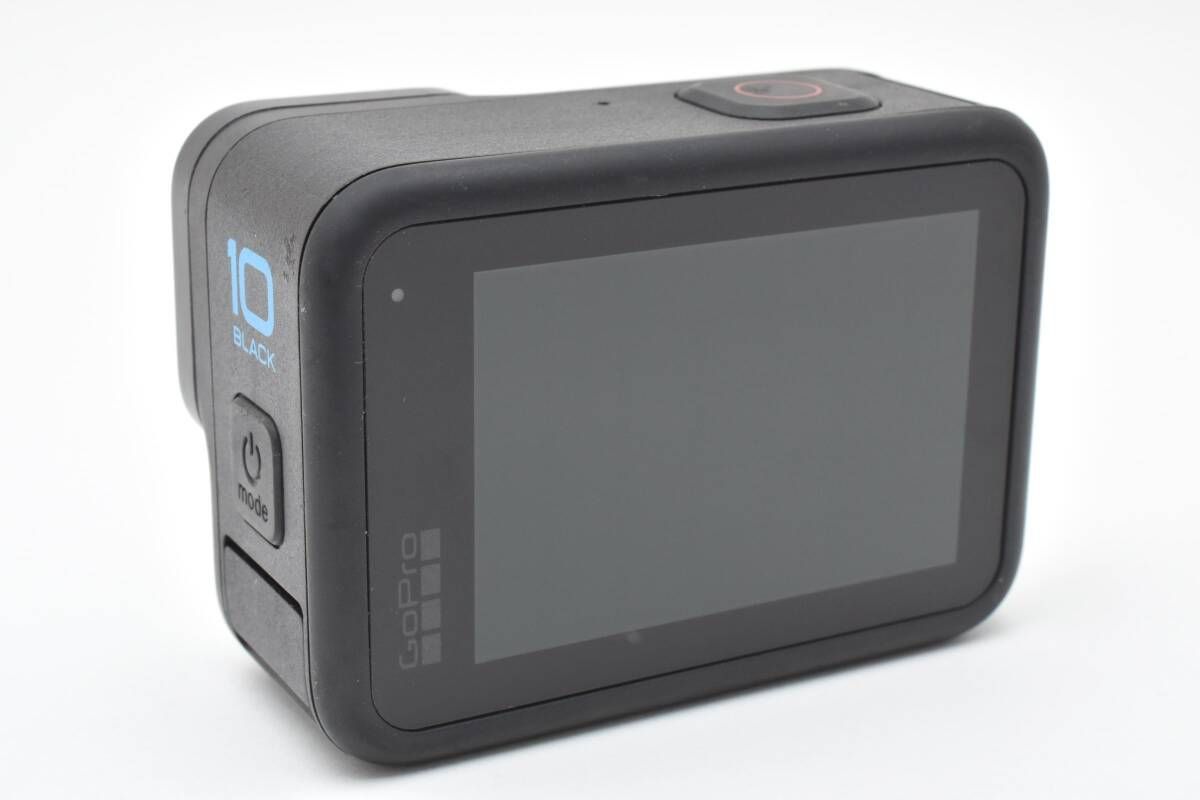 ★美品★ ゴープロ GOPRO HERO10 BLACK ブラック アクションカメラ 予備バッテリー付き ★ #7827