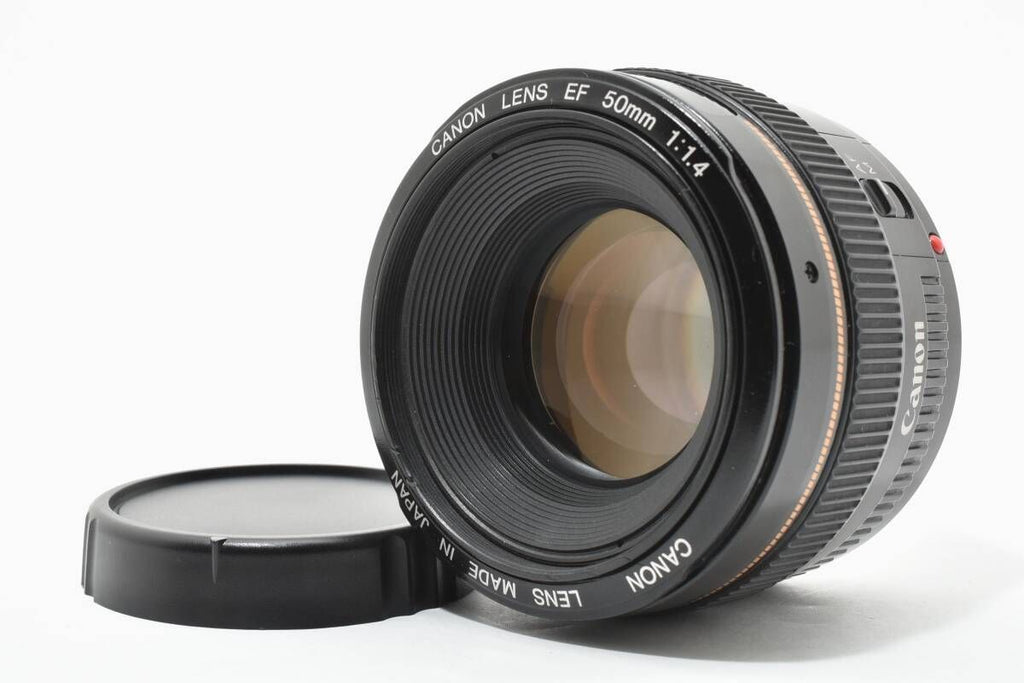 ★良品★ キヤノン Canon EF50MM F1.4 USM ブラック フルサイズ対応 AF単焦点レンズ ★ L10#7984