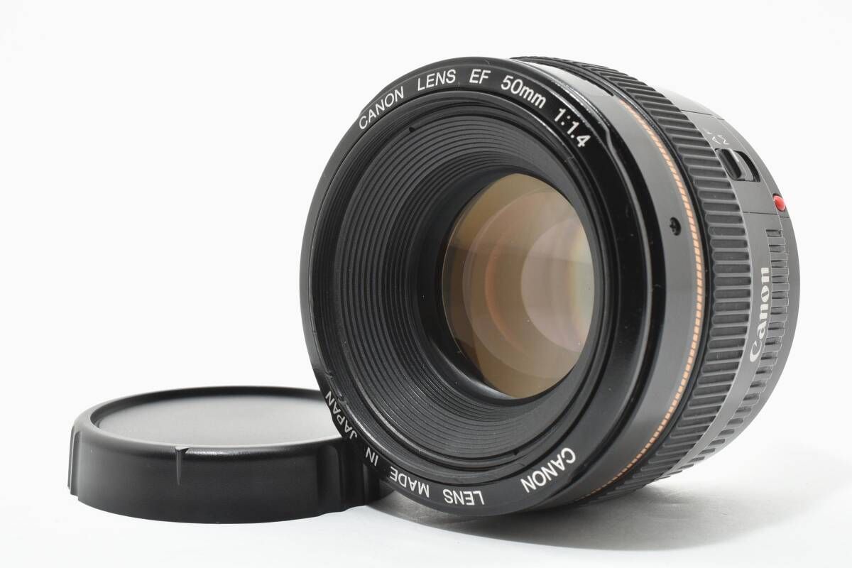 ★良品★ キヤノン Canon EF50MM F1.4 USM ブラック フルサイズ対応 AF単焦点レンズ ★ L10#7984