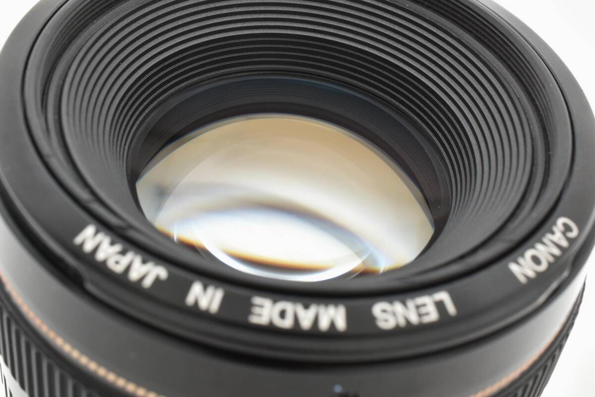 ★良品★ キヤノン Canon EF50MM F1.4 USM ブラック フルサイズ対応 AF単焦点レンズ ★ L10#7984
