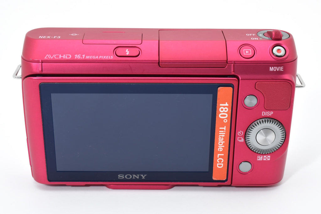 ★美品ショット数169回★ ソニー SONY ミラーレス一眼カメラ NEX-F3 ボディ ピンク ★ L66#7950