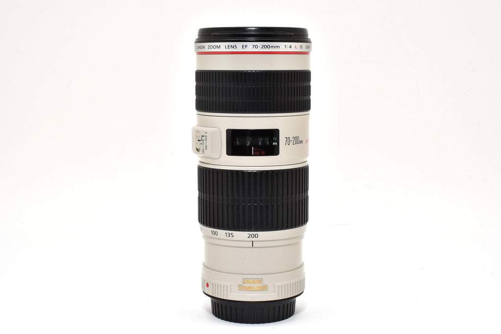 ★良品★ キヤノン Canon EF70-200MM F4L IS USM ホワイト 望遠ズームレンズ ★ L49#7915