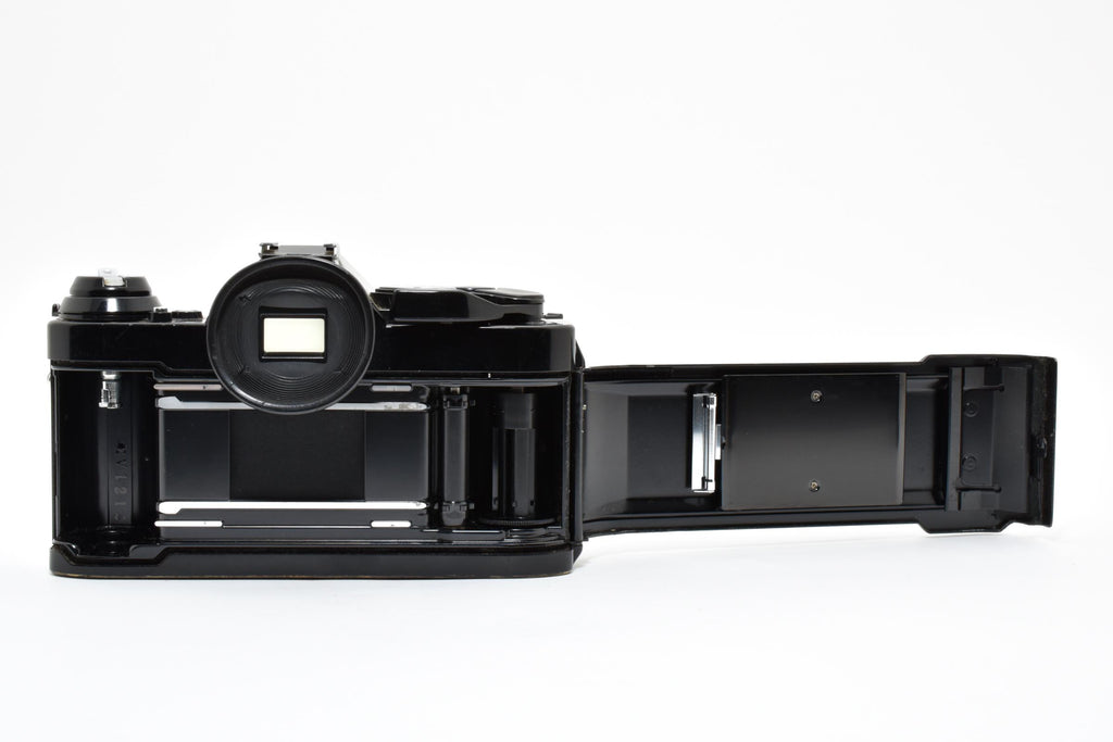 ★美品★ キヤノン Canon AE-1 PROGRAM NEW FD 50MM F1.8 シャッター鳴きなし ブラック 一眼レフ ★ #6606