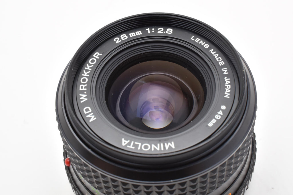 ★美品★ ミノルタ MINOLTA MD W.ROKKOR 28MM F2.8 カメラレンズ ★ #8259