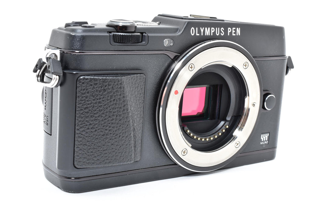 ★良品ショット数6516回★ オリンパス OLYMPUS PEN E-P5 ボディ ブラック ミラーレス一眼カメラ ★ L21#7920