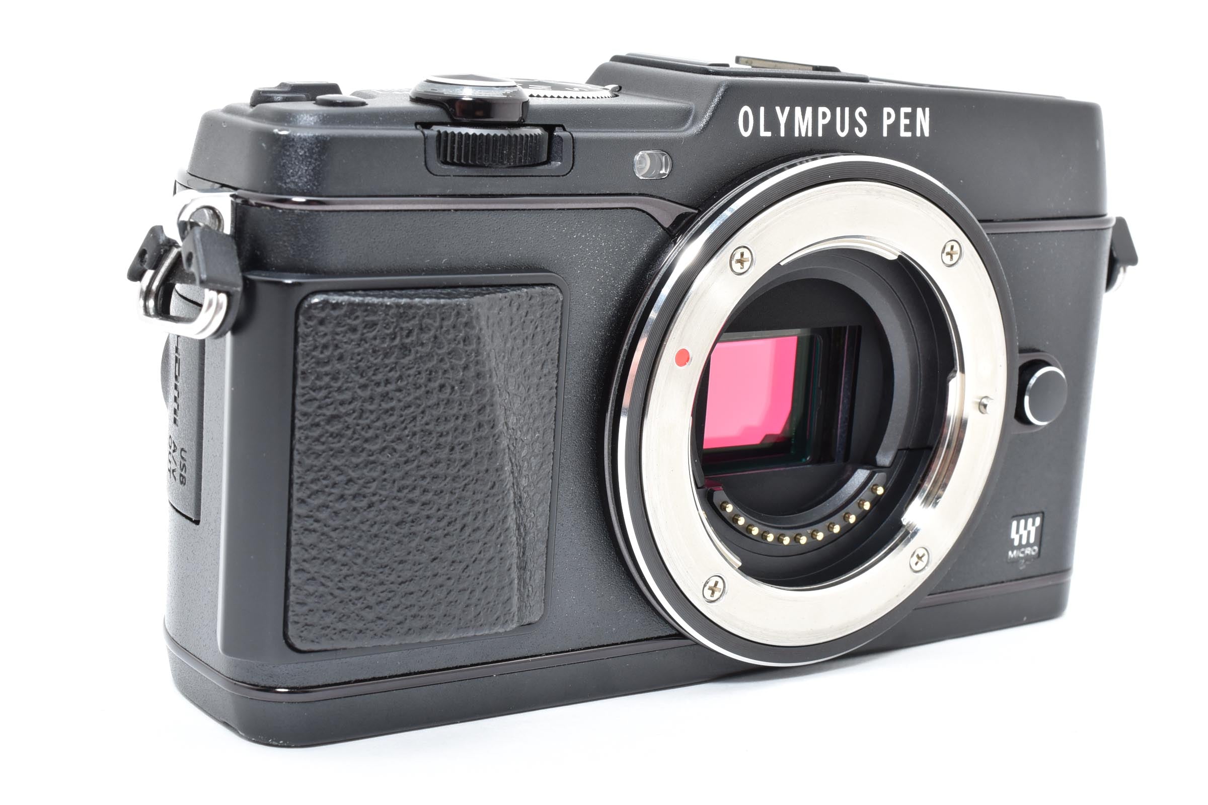 ★良品ショット数6516回★ オリンパス OLYMPUS PEN E-P5 ボディ ブラック ミラーレス一眼カメラ ★ L21#7920