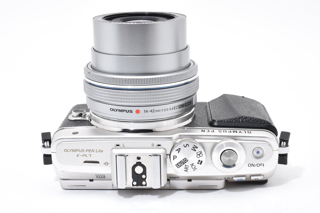 ★美品★ オリンパス Olympus ショット数8290回 PEN LITE E-PL7 14-42MM EZレンズキット ミラーレス一眼 ★ #8378