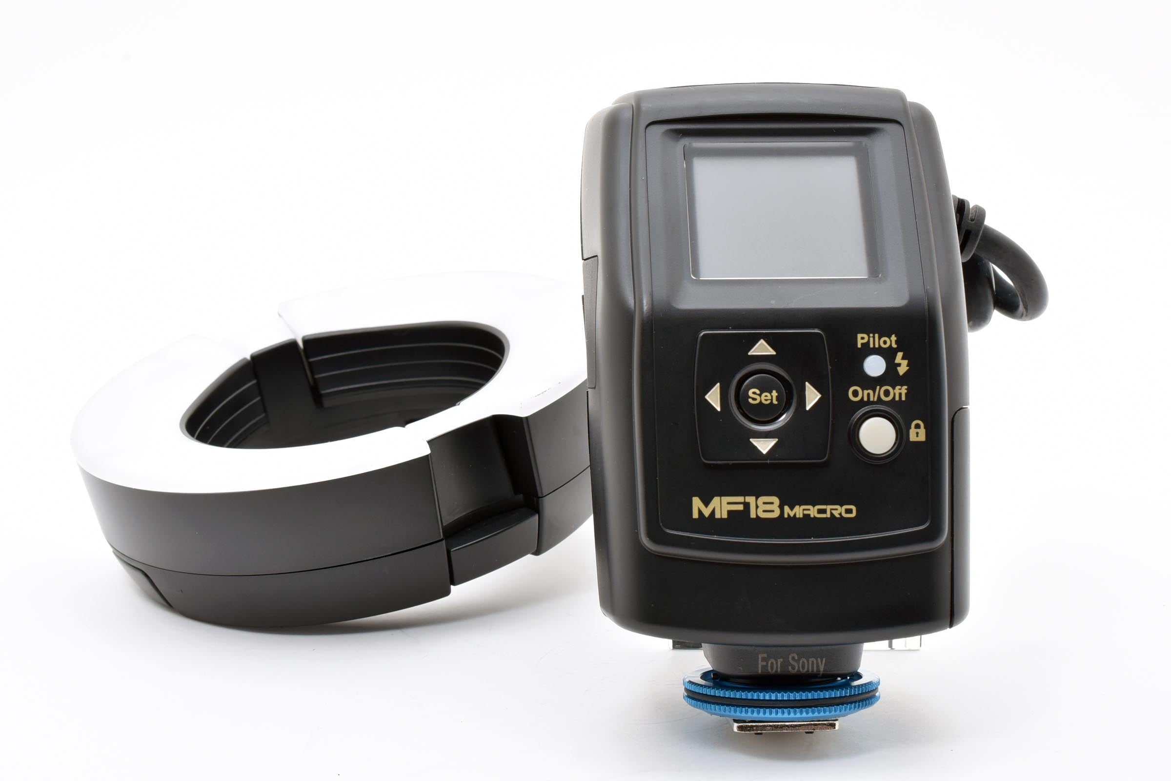 ★美品★ ニッシン Nissin MF18 デジタルマクロ ソニー マクロフラッシュ ★ L88#8102