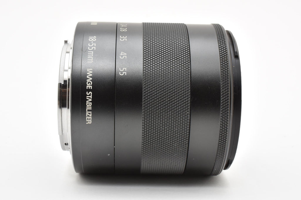 ★良品★ キヤノン CANON EF-M 18-55MM F3.5-5.6 IS STM 標準ズームレンズ ★ #8554