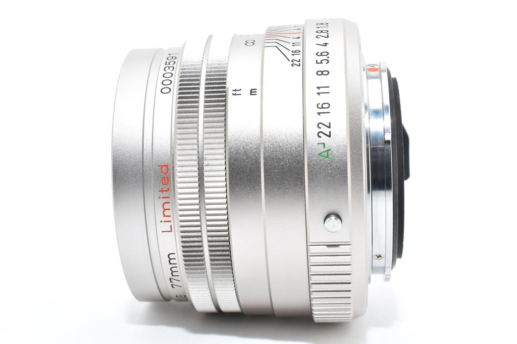 ★美品★ ペンタックス PENTAX FA77MM F1.8 LIMITED シルバー 希少な日本製 MADE IN JAPAN 交換レンズ ★ L42#7401
