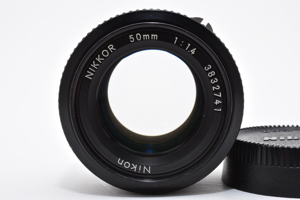 ★美品★ ニコン NIKON NEW NIKKOR 50MM F1.4 AI改 ブラック 単焦点レンズ ★ L44#8029