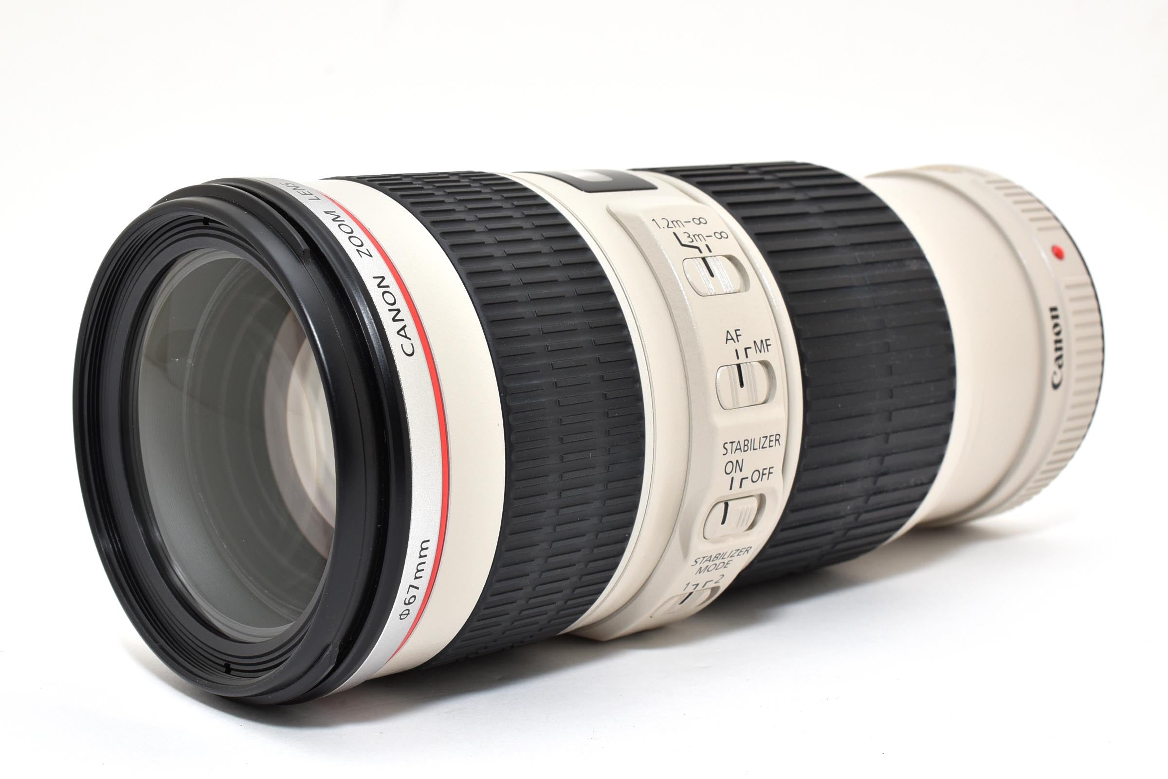 ★良品★ キヤノン Canon EF70-200MM F4L IS USM 望遠ズームレンズ ホワイト ★ L46#7917