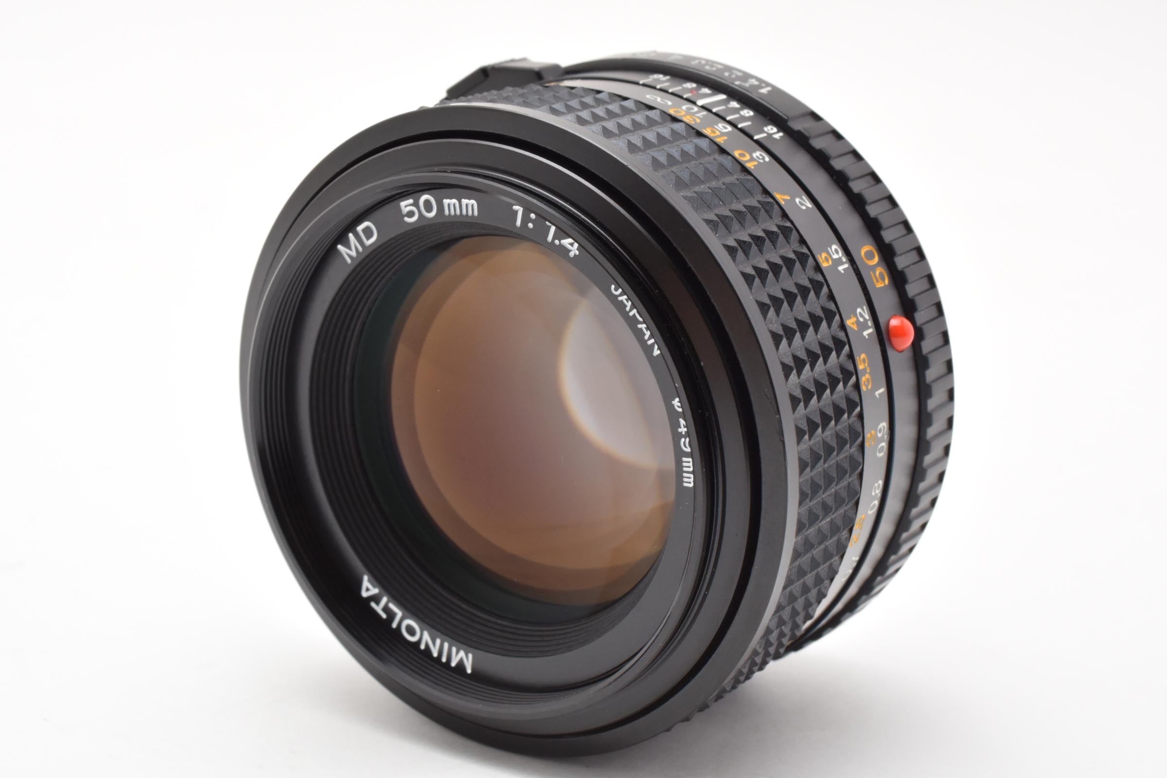 ★良品★ ミノルタ MINOLTA MD 50MM F1.4 単焦点レンズ 美品 ★ L30#8252