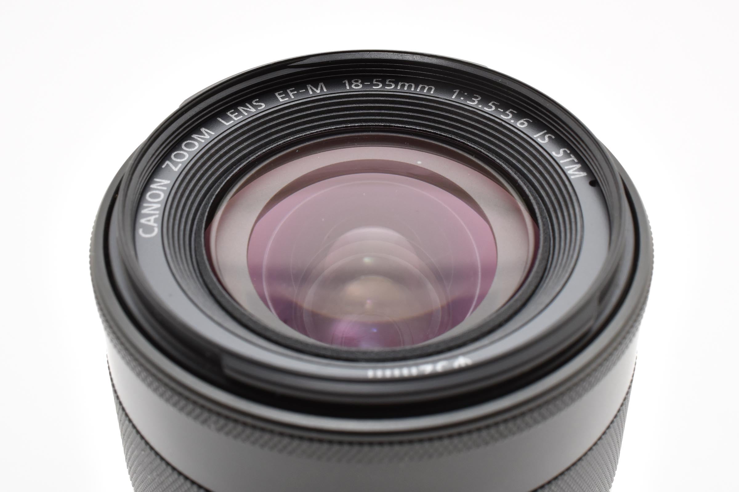 ★良品★ キヤノン CANON EF-M 18-55MM F3.5-5.6 IS STM 標準ズームレンズ ★ #8554