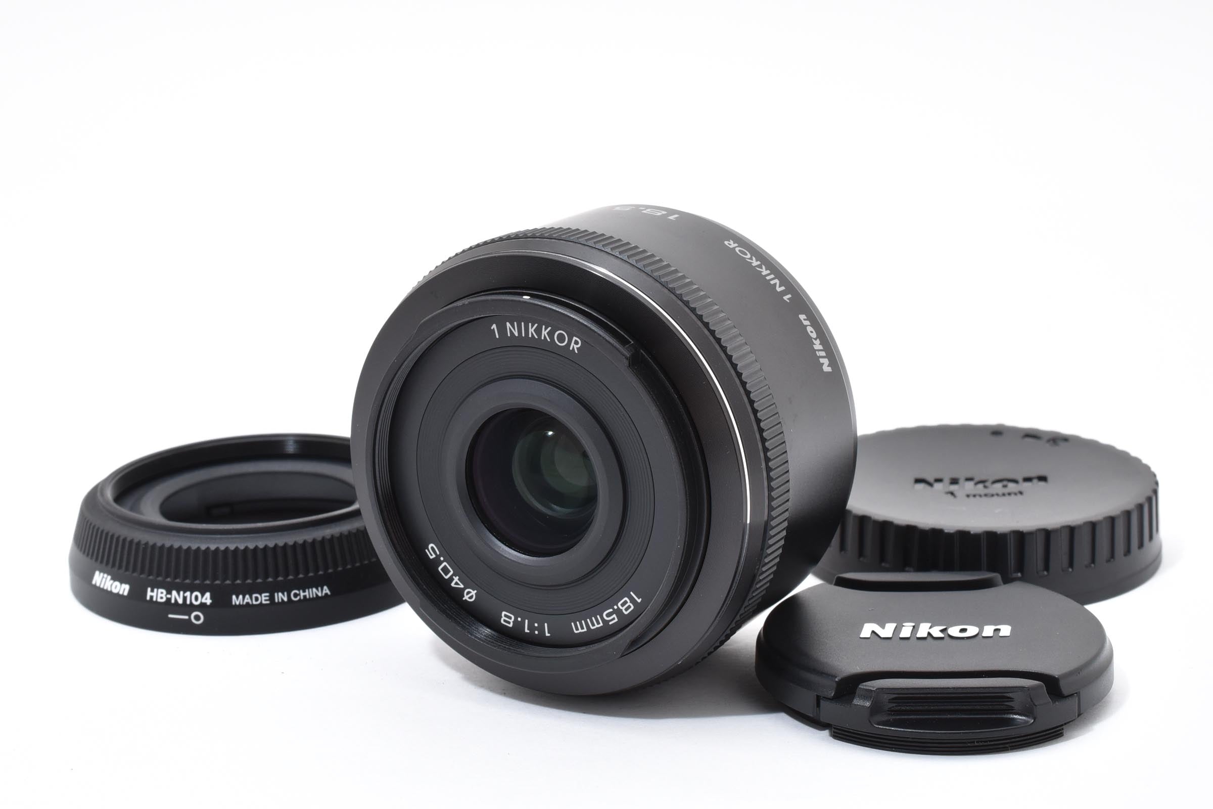 ★美品★ ニコン Nikon 1 NIKKOR 18.5MM F1.8 ブラック 単焦点レンズ ★ #8353
