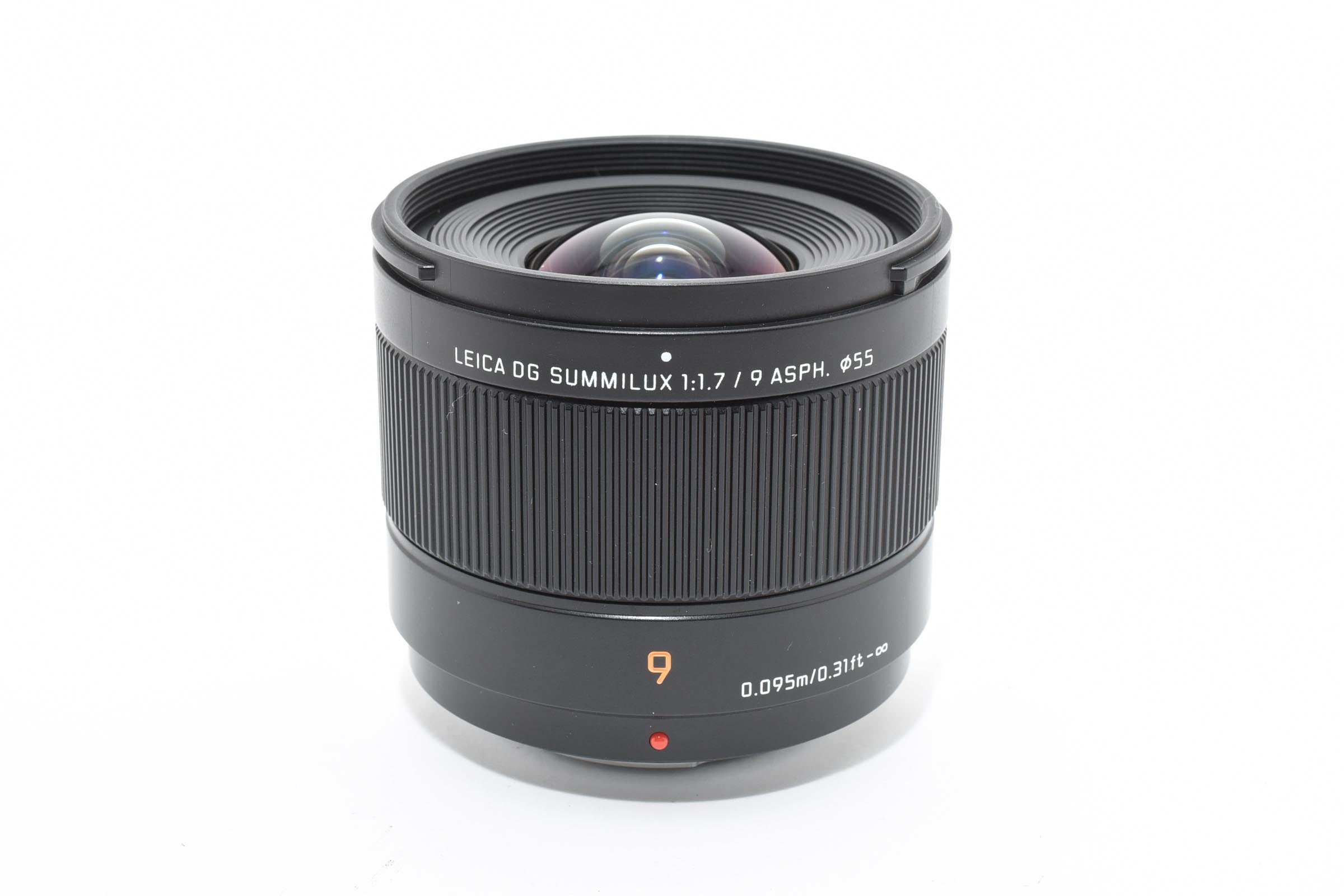★美品★ パナソニック Panasonic LEICA DG SUMMILUX 9MM F1.7 ASPH. マイクロフォーサーズ 単焦点レンズ ★ L40#7591
