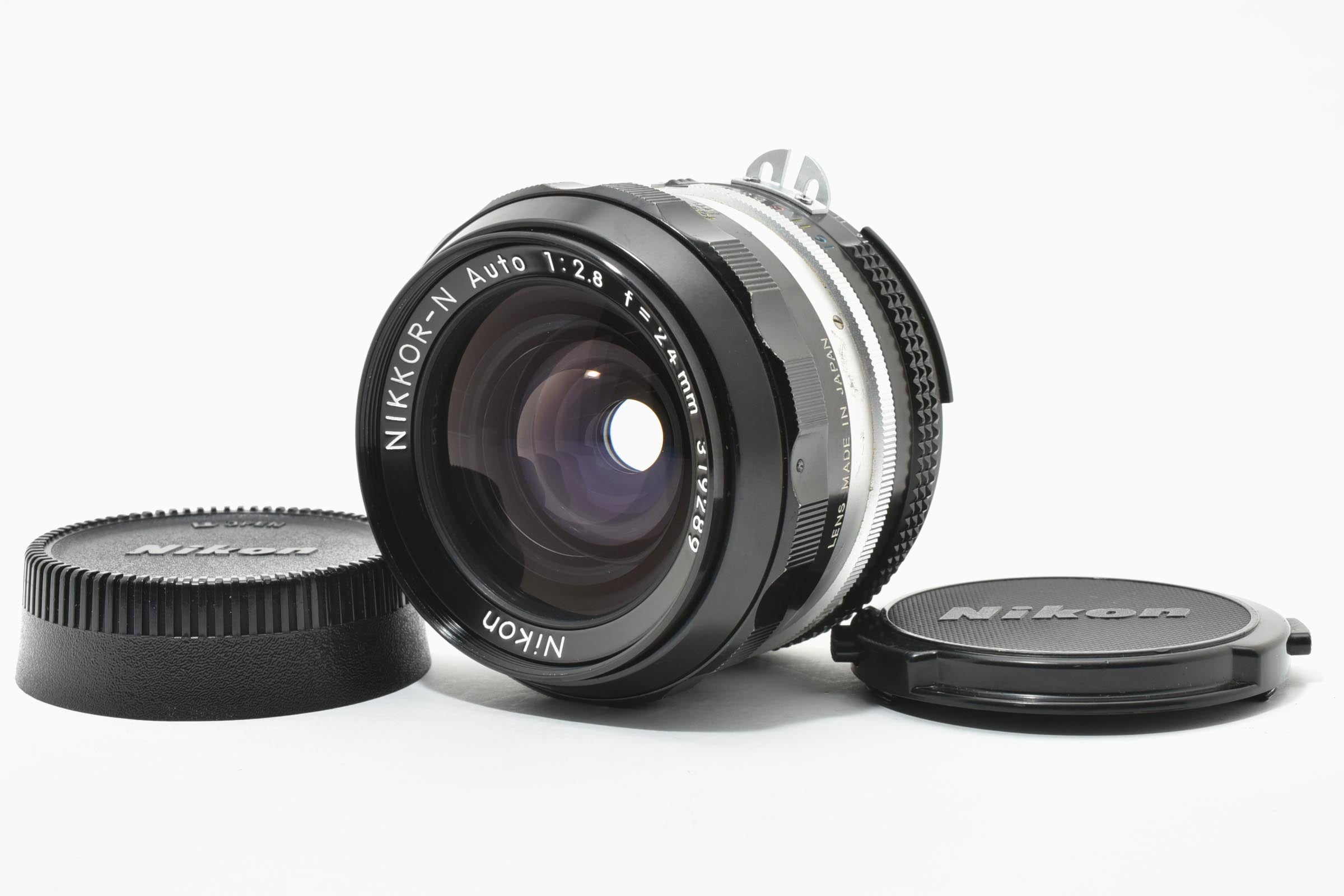 ★美品★ ニコン NIKON NIKKOR-N AUTO 24MM F2.8 AI改 ブラック 単焦点 広角レンズ ★ L44#8014