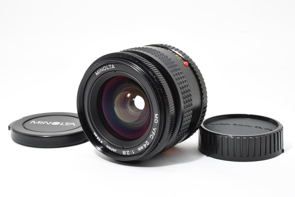 ★希少美品★ ミノルタ MINOLTA MD VFC 24MM F2.8 広角 単焦点 交換レンズ ★ L55#7513