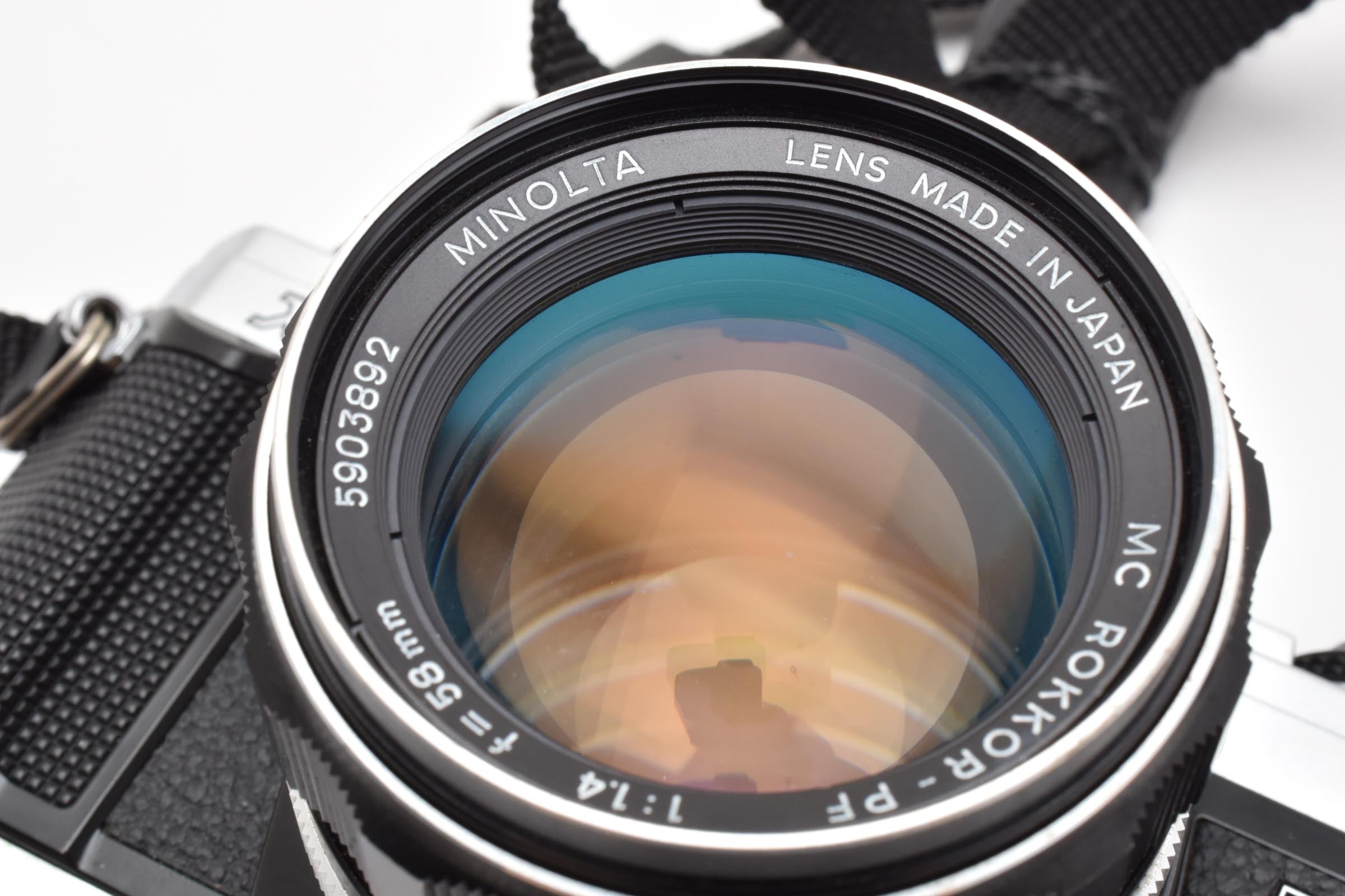 ★美品★ ミノルタ MINOLTA X-700 シルバー MPS MC ROKKOR-PF 58MM F1.4 一眼レフ フィルムカメラ ★ #8258
