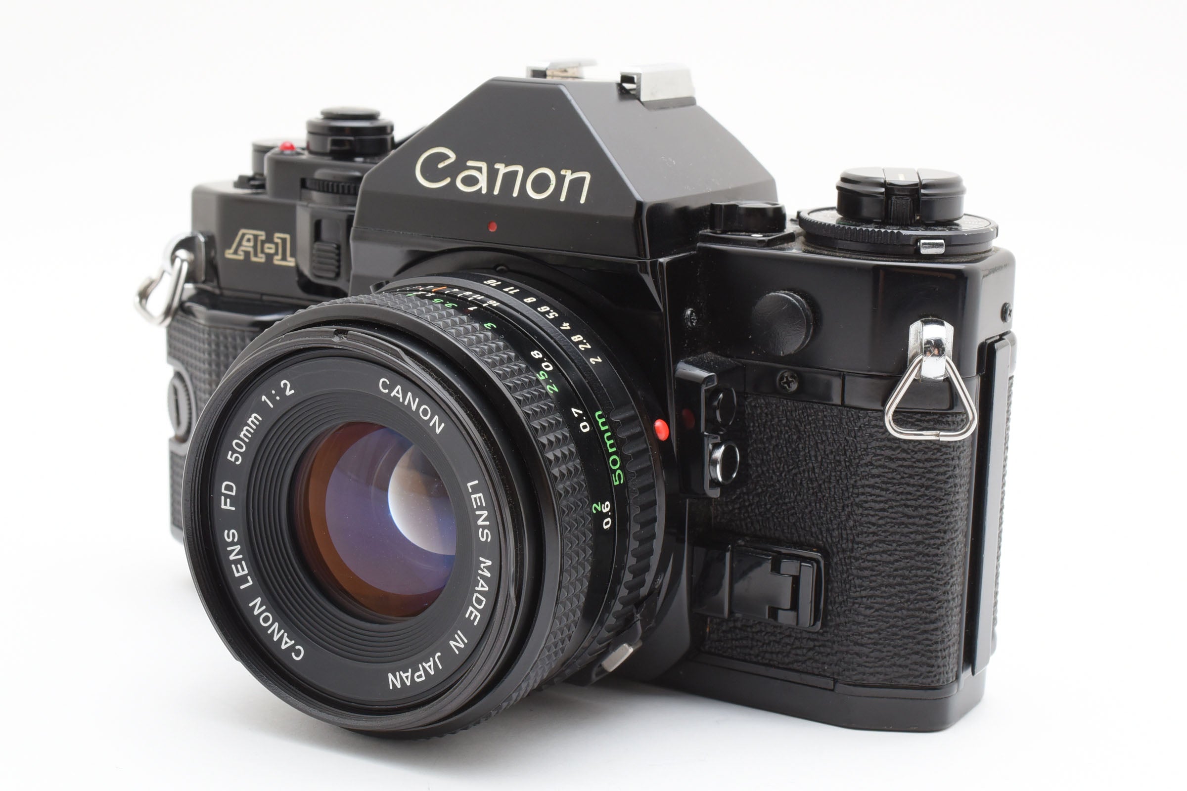 ★良品★ キャノン CANON A-1 ボディ NEW FD 50mm F2 レンズセットフィルムカメラ ★ L44#7267