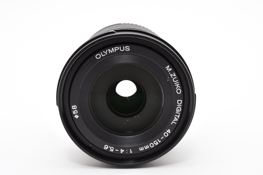 ★美品★ オリンパス Olympus M.ZUIKO DIGITAL 40-150MM F4-5.6 R ED MSC シルバー 望遠ズームレンズ ★ #8398