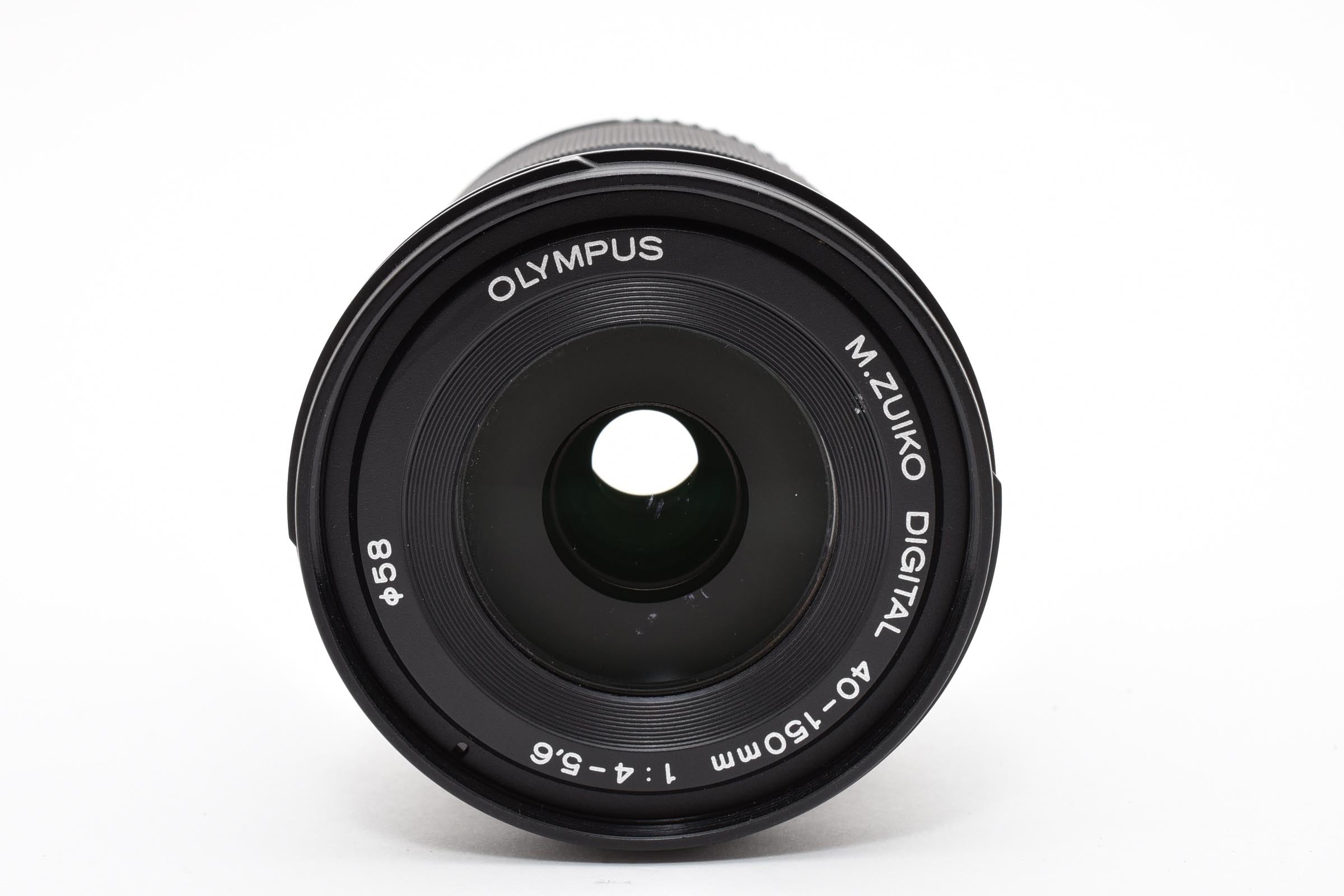 ★美品★ オリンパス Olympus M.ZUIKO DIGITAL 40-150MM F4-5.6 R ED MSC シルバー 望遠ズームレンズ ★ #8398