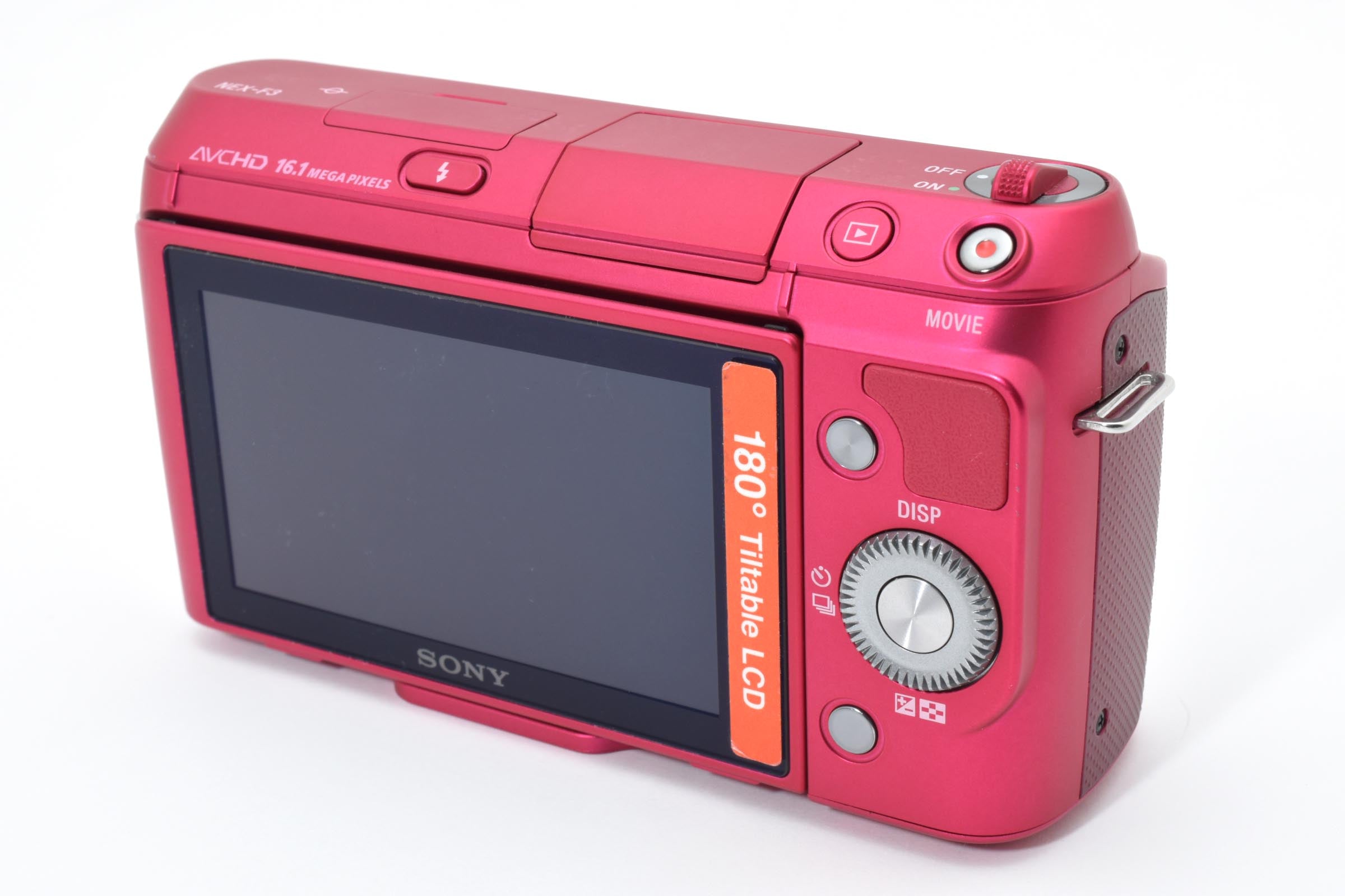 ★美品ショット数169回★ ソニー SONY ミラーレス一眼カメラ NEX-F3 ボディ ピンク ★ L66#7950