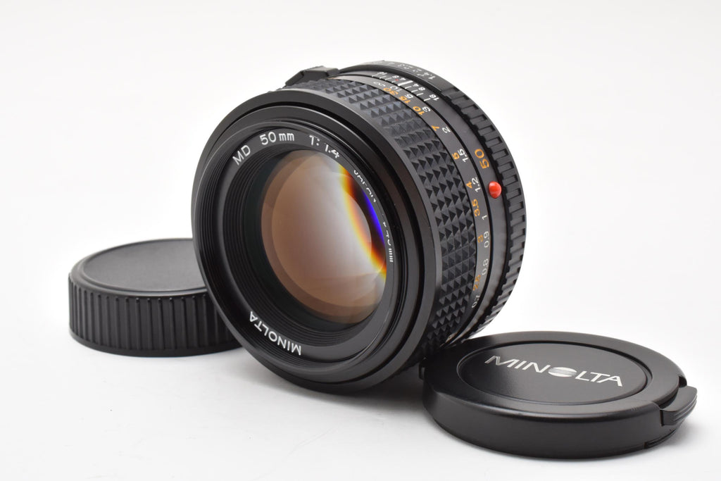 ★良品★ ミノルタ MINOLTA MD 50MM F1.4 単焦点レンズ 美品 ★ L30#8252