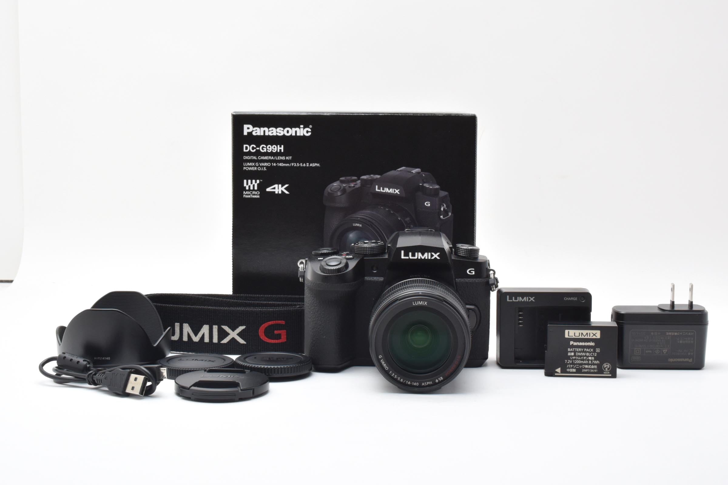 ★現状品★ パナソニック Panasonic LUMIX ルミックス DC-G99H レンズキット ショット数12614回 デジタル一眼カメラ ★ #8463