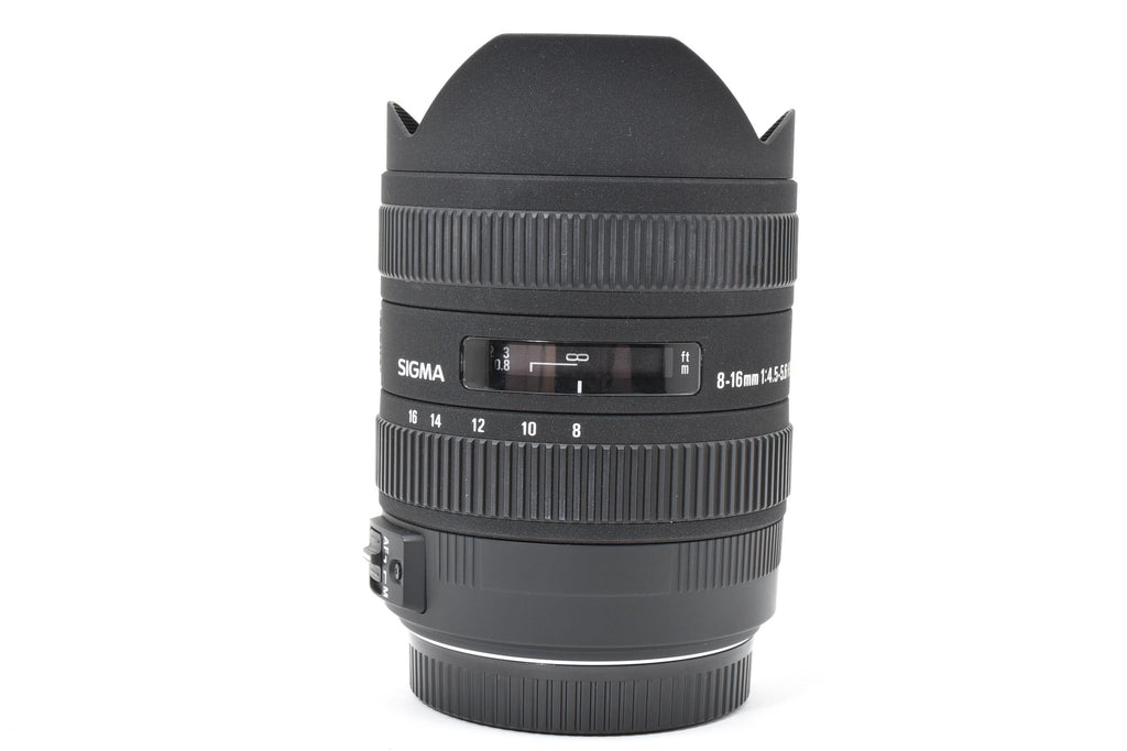 ★美品★ シグマ SIGMA 8-16M F4.5-5.6 HSM CANON ブラック 超広角ズームレンズ ★ L65#7931