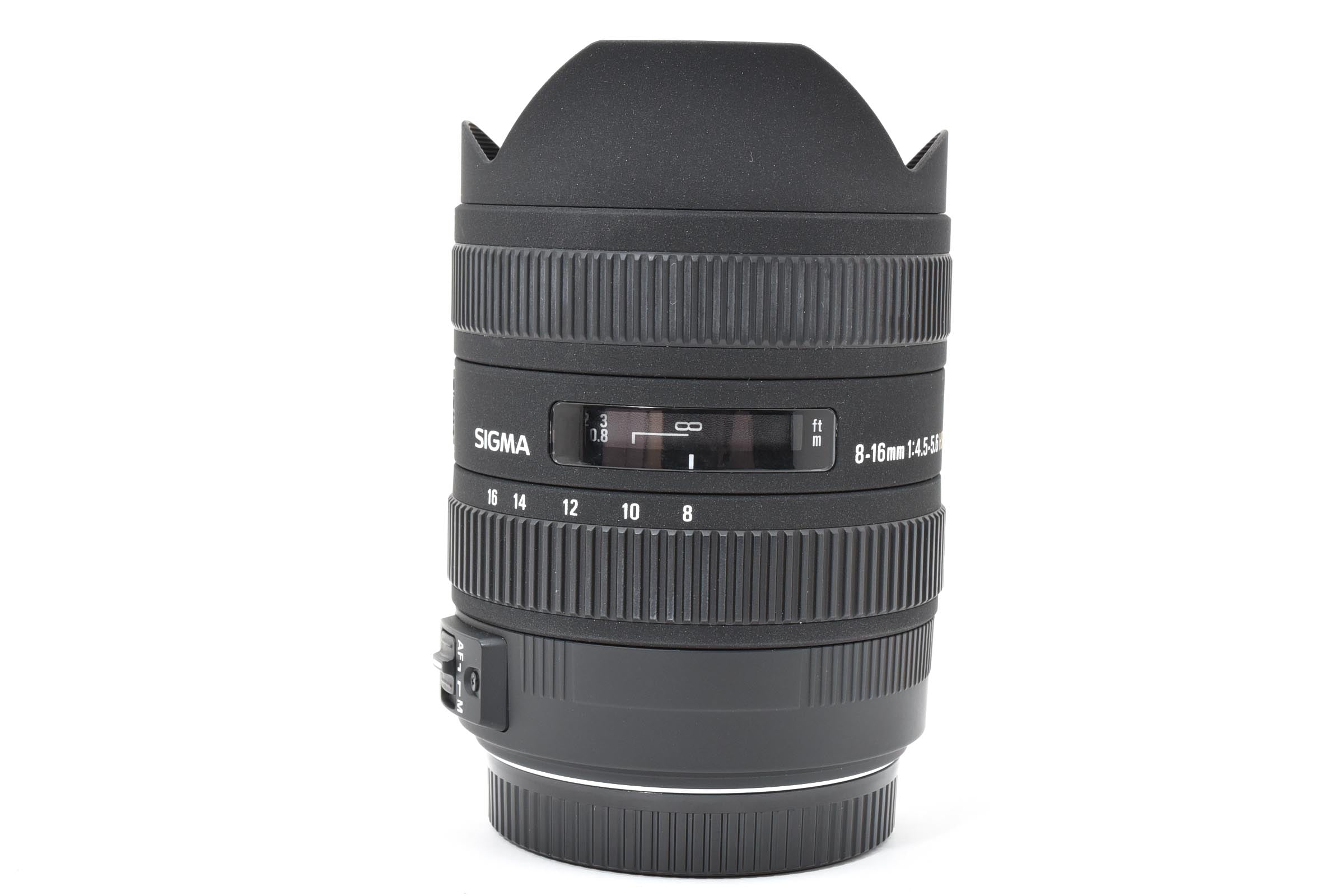 ★美品★ シグマ SIGMA 8-16M F4.5-5.6 HSM CANON ブラック 超広角ズームレンズ ★ L65#7931