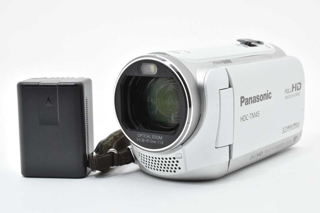 ★良品★ パナソニック Panasonic HDC-TM45 (WHITE) ホワイト ビデオカメラ ★ L33#8162